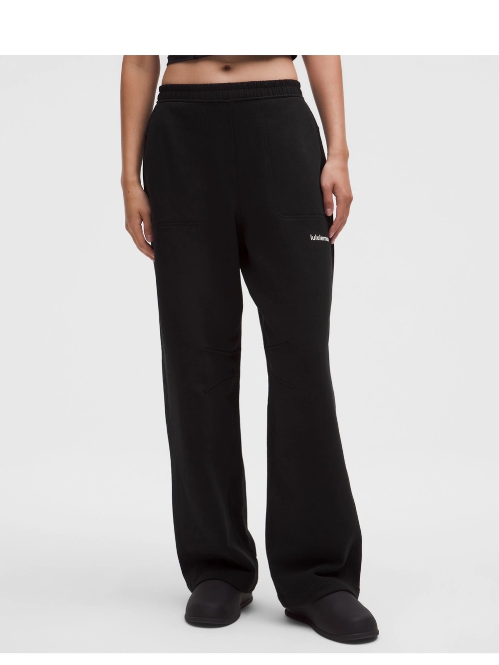 Lululemon Loungeful Classic-Fit High-Rise Sweatpant Black Size Medium